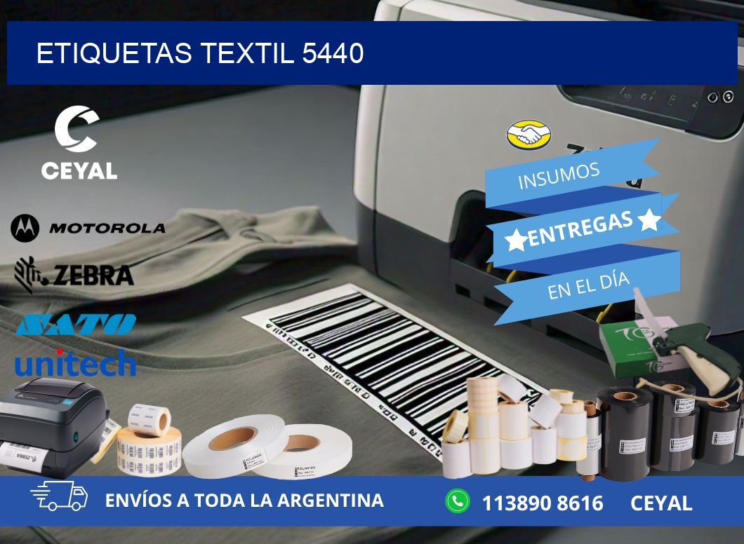 ETIQUETAS TEXTIL 5440