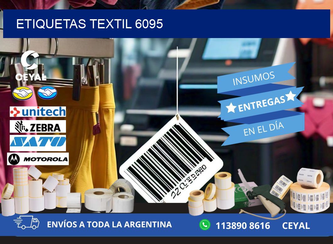 ETIQUETAS TEXTIL 6095