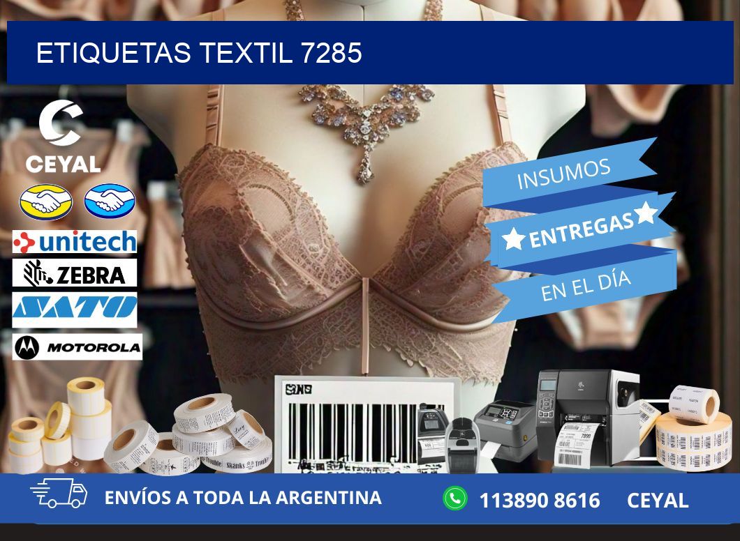 ETIQUETAS TEXTIL 7285