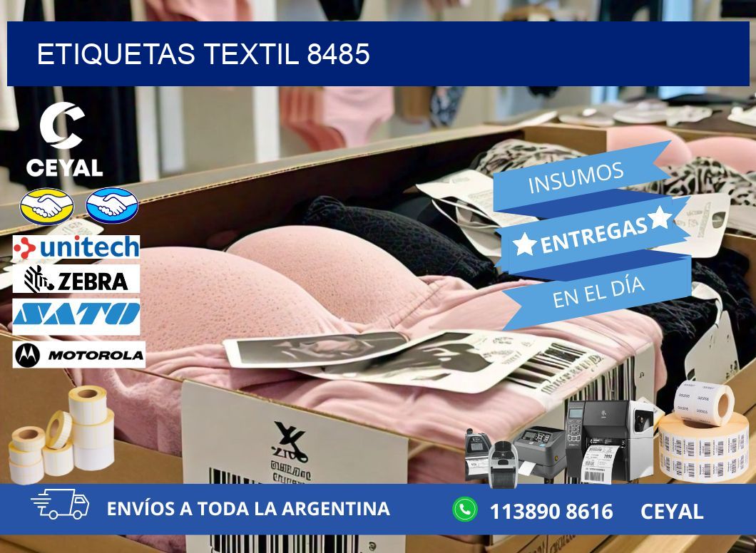 ETIQUETAS TEXTIL 8485