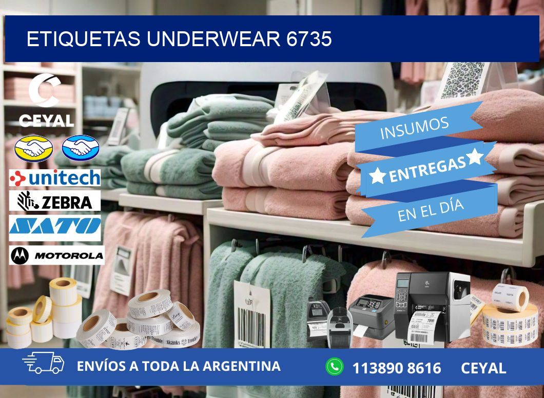 ETIQUETAS UNDERWEAR 6735