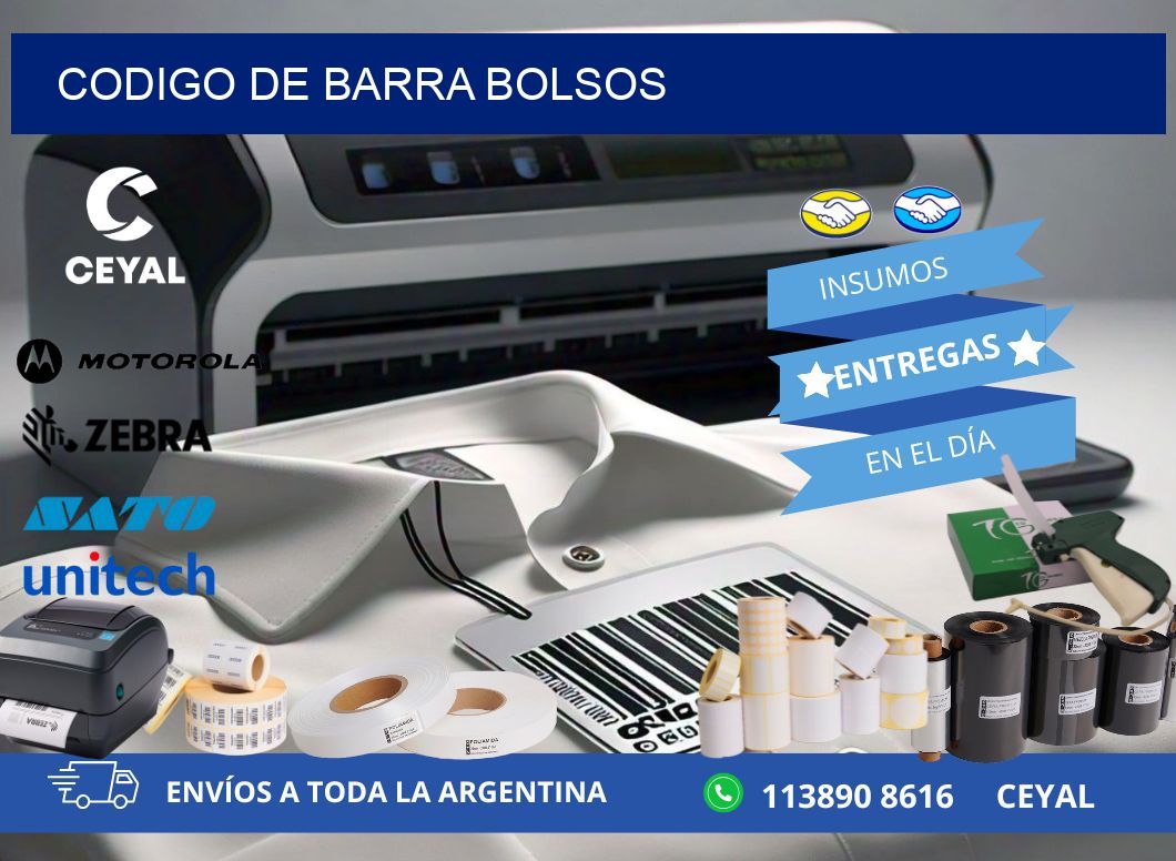 codigo de barra BOLSOS