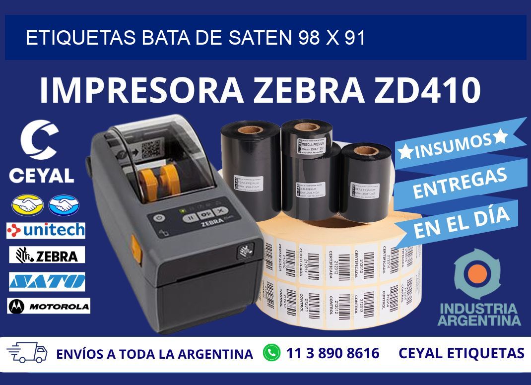 ETIQUETAS BATA DE SATEN 98 x 91