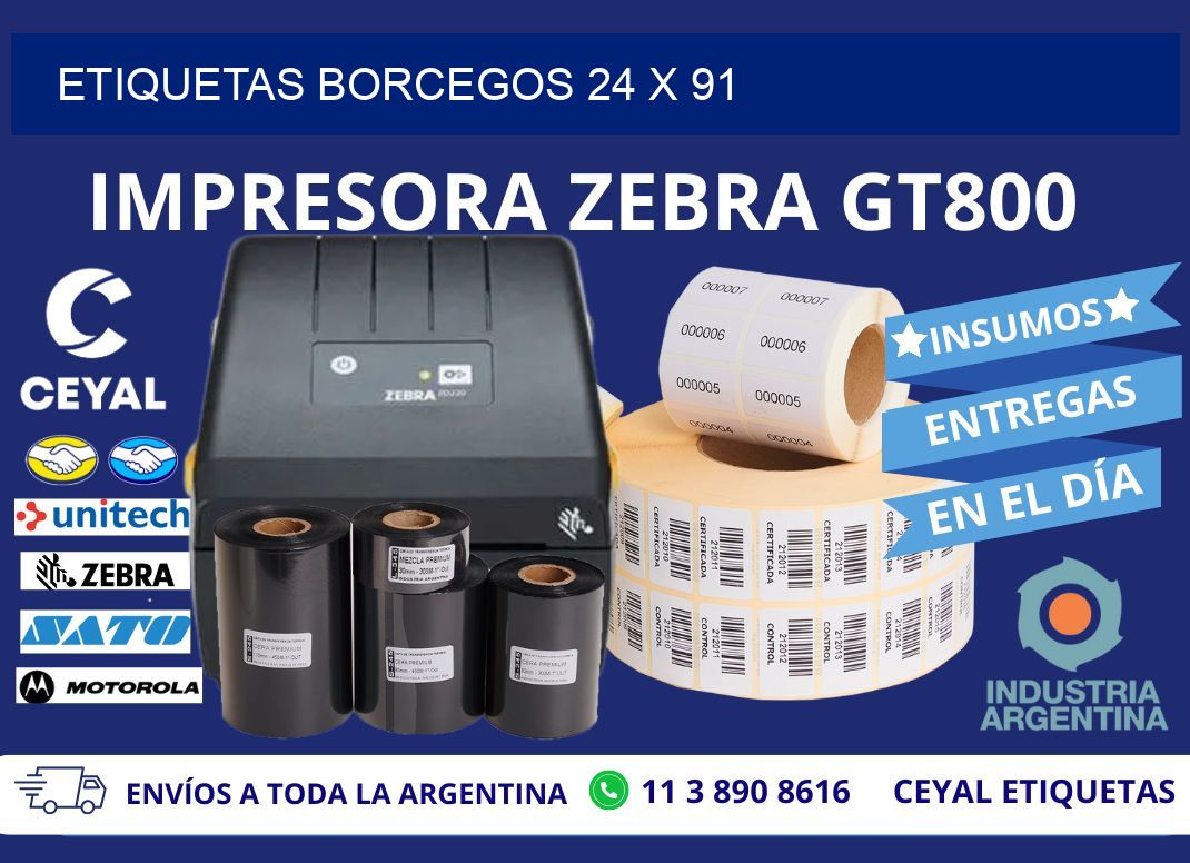 ETIQUETAS BORCEGOS 24 x 91