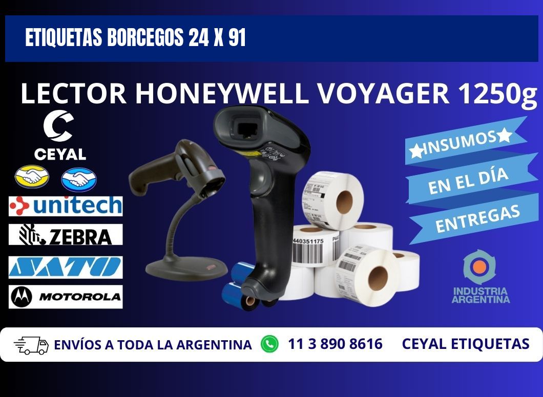 ETIQUETAS BORCEGOS 24 x 91