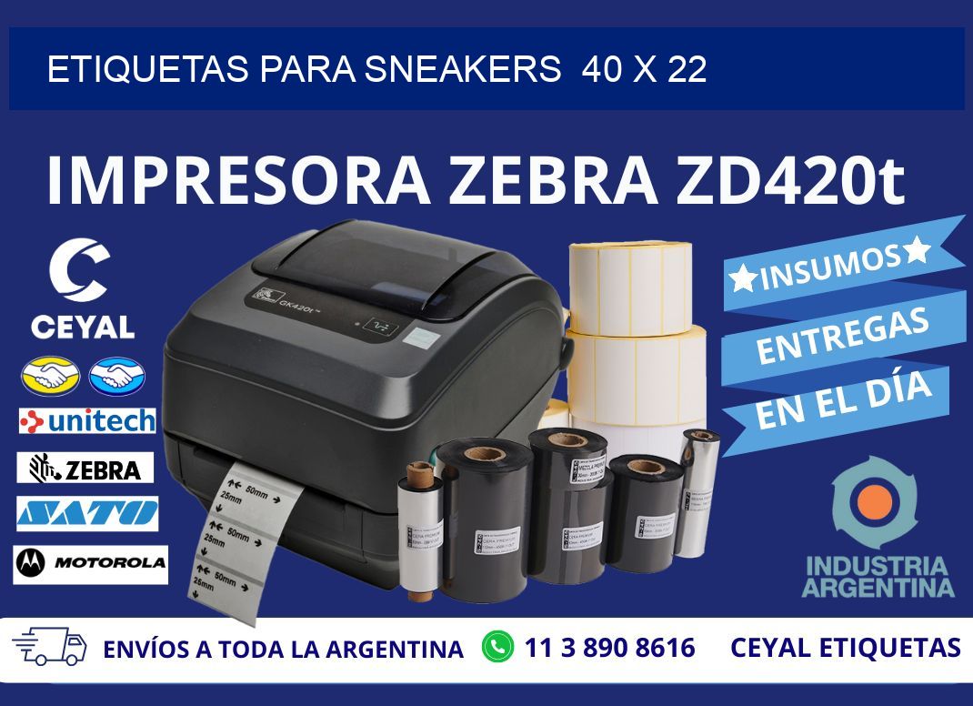 ETIQUETAS PARA SNEAKERS  40 x 22