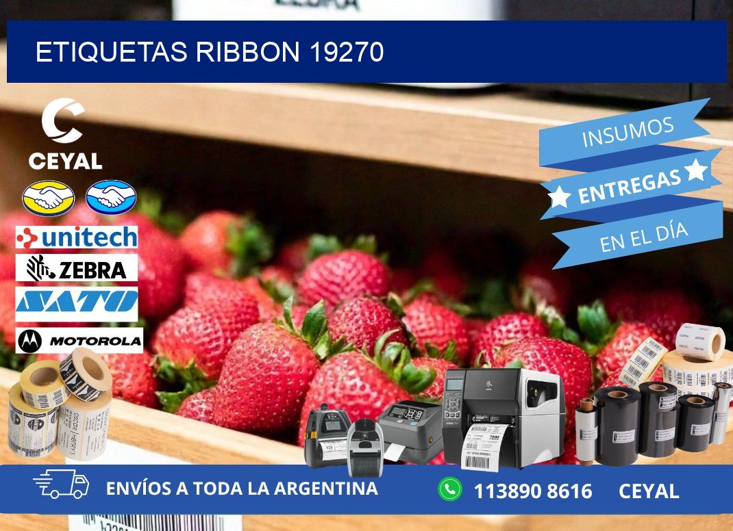 ETIQUETAS RIBBON 19270