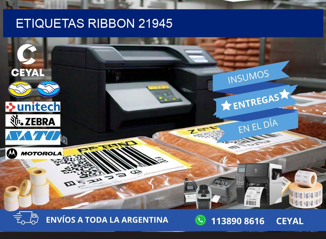 ETIQUETAS RIBBON 21945