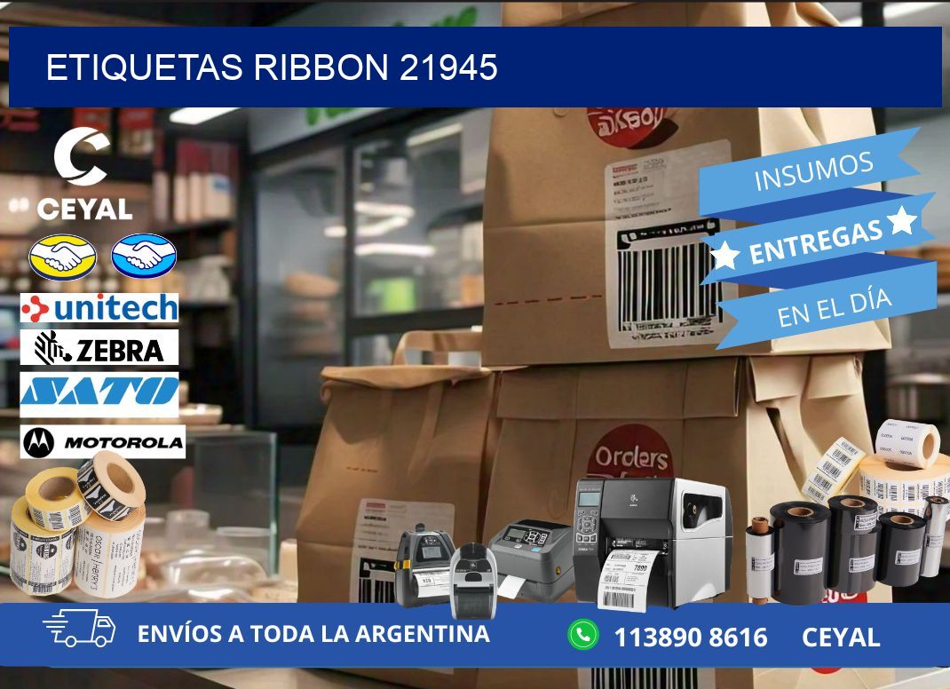 ETIQUETAS RIBBON 21945