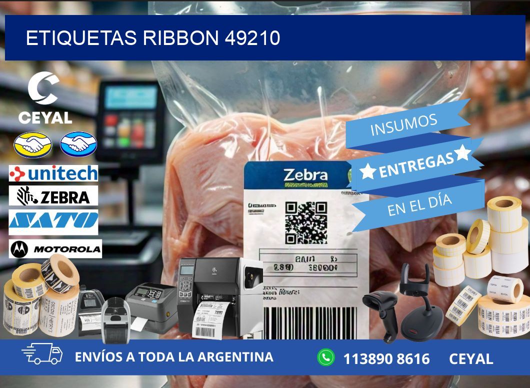 ETIQUETAS RIBBON 49210