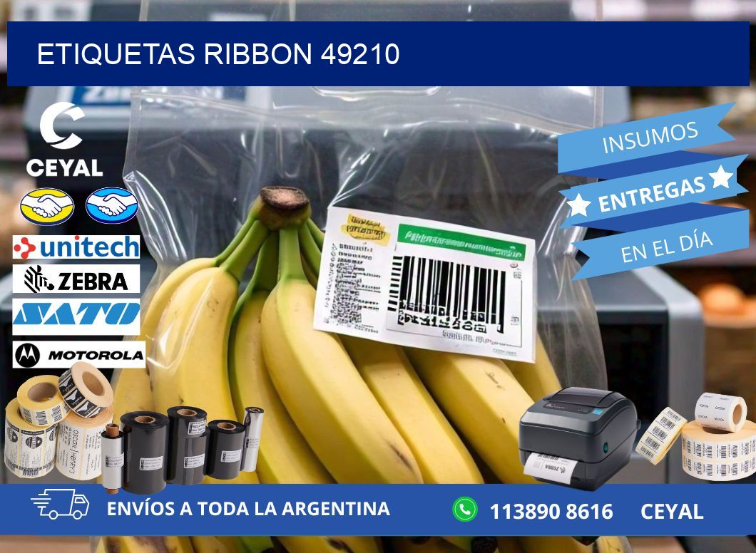 ETIQUETAS RIBBON 49210