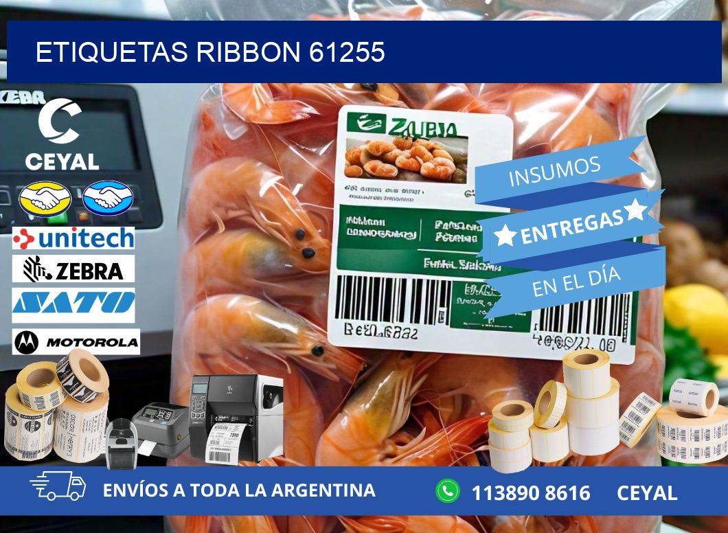 ETIQUETAS RIBBON 61255