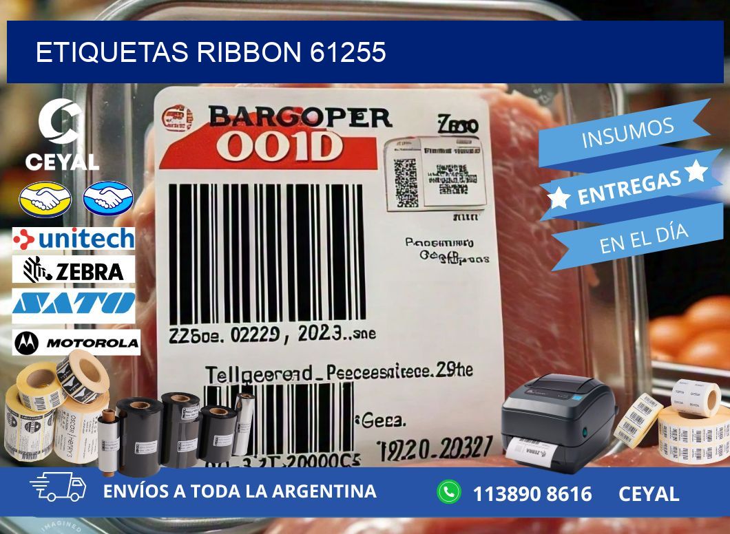 ETIQUETAS RIBBON 61255