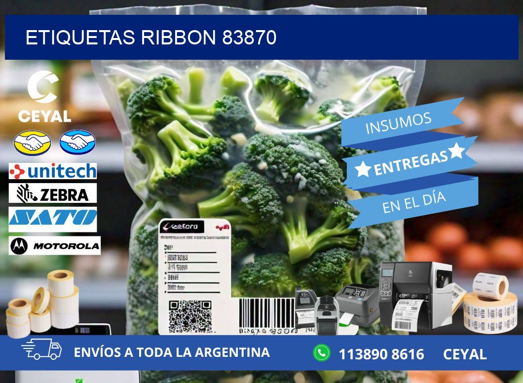 ETIQUETAS RIBBON 83870