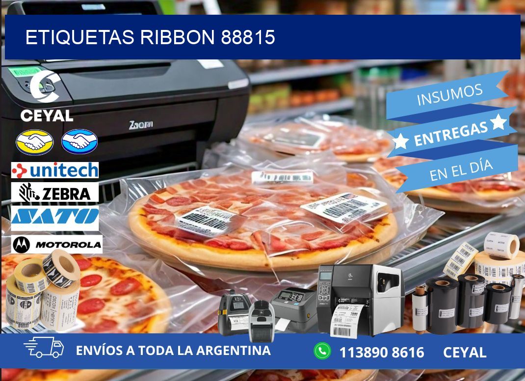 ETIQUETAS RIBBON 88815