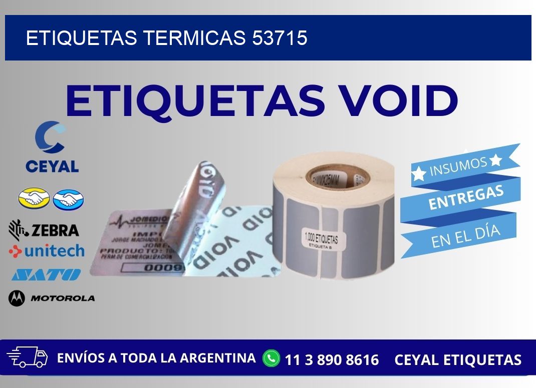 ETIQUETAS TERMICAS 53715