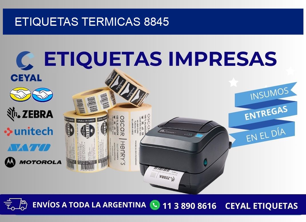 ETIQUETAS TERMICAS 8845