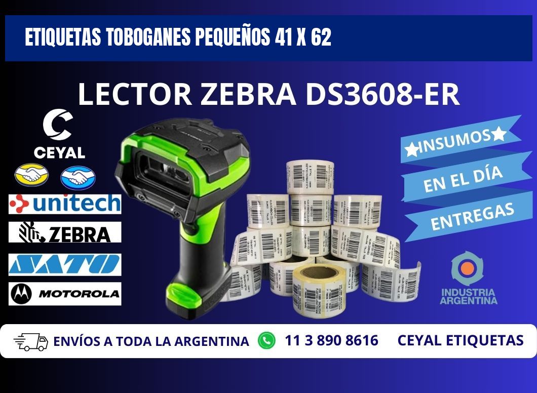 ETIQUETAS TOBOGANES PEQUEÑOS 41 x 62