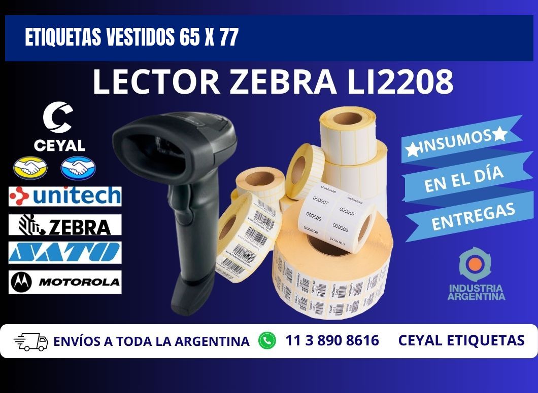 ETIQUETAS VESTIDOS 65 x 77