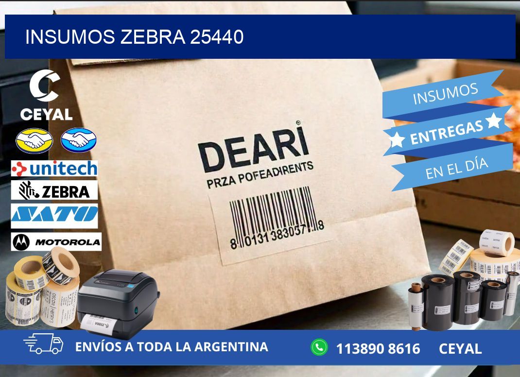 INSUMOS ZEBRA 25440