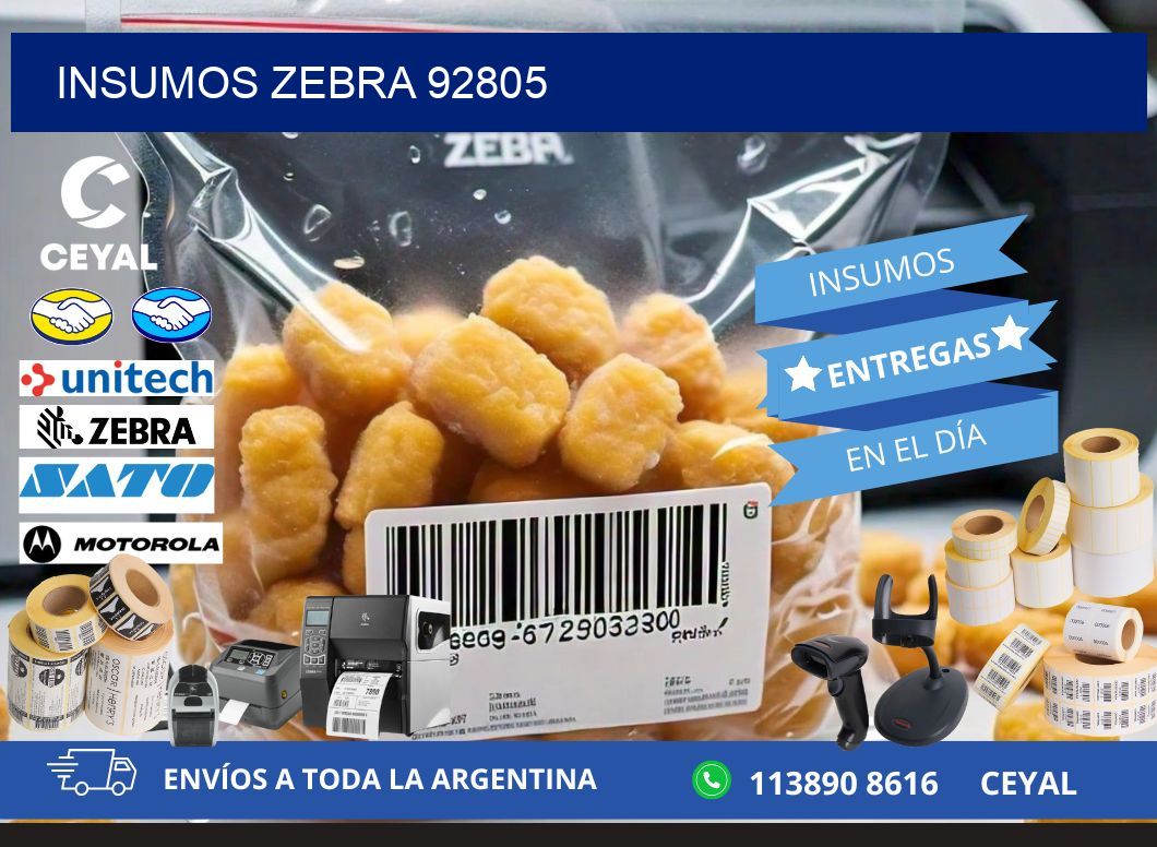 INSUMOS ZEBRA 92805