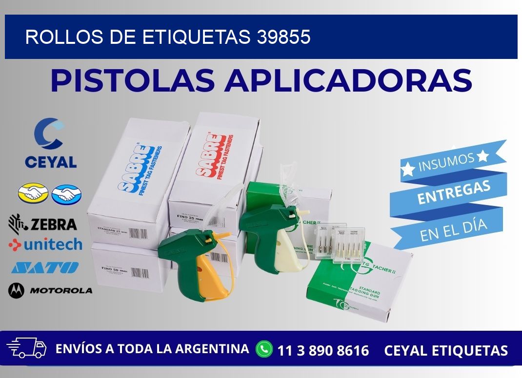 ROLLOS DE ETIQUETAS 39855