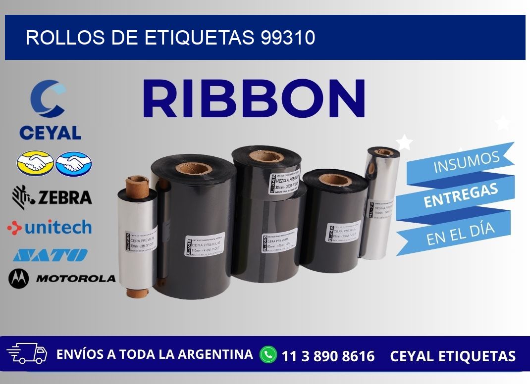 ROLLOS DE ETIQUETAS 99310