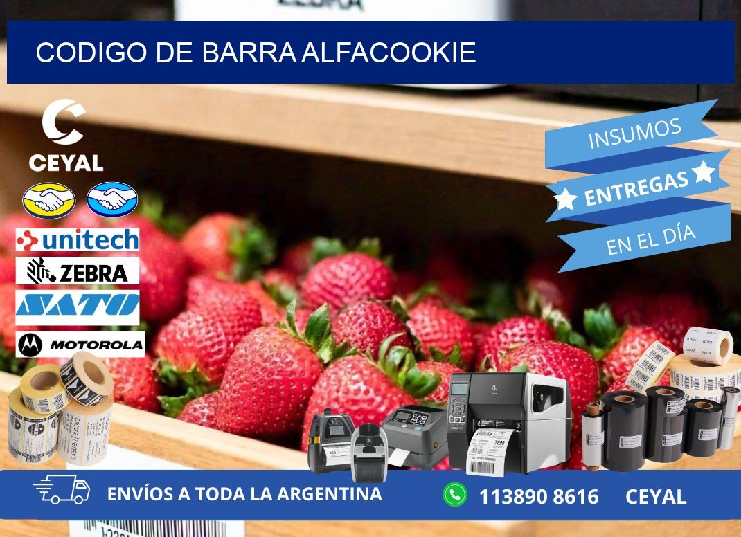 codigo de barra ALFACOOKIE