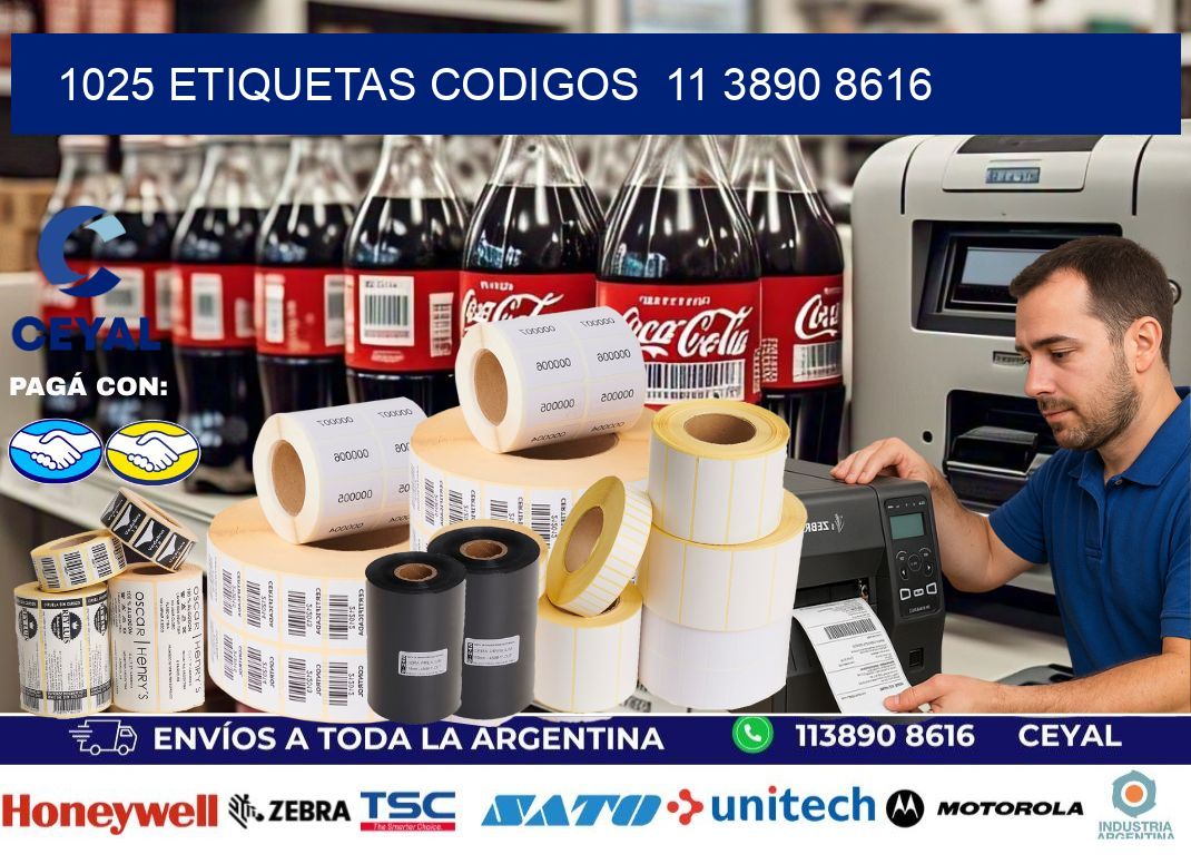 1025 ETIQUETAS CODIGOS  11 3890 8616