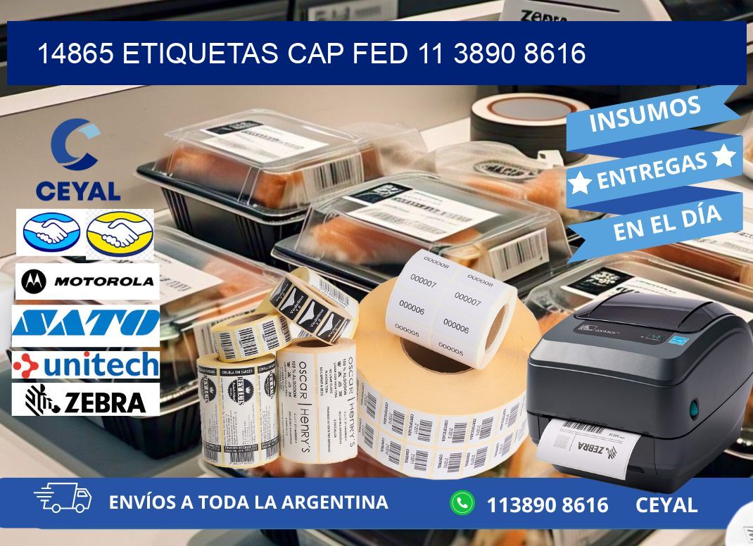 14865 ETIQUETAS CAP FED 11 3890 8616