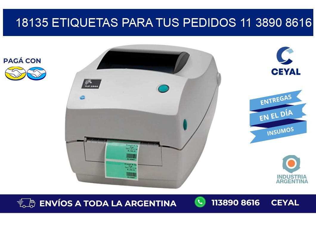 18135 ETIQUETAS PARA TUS PEDIDOS 11 3890 8616