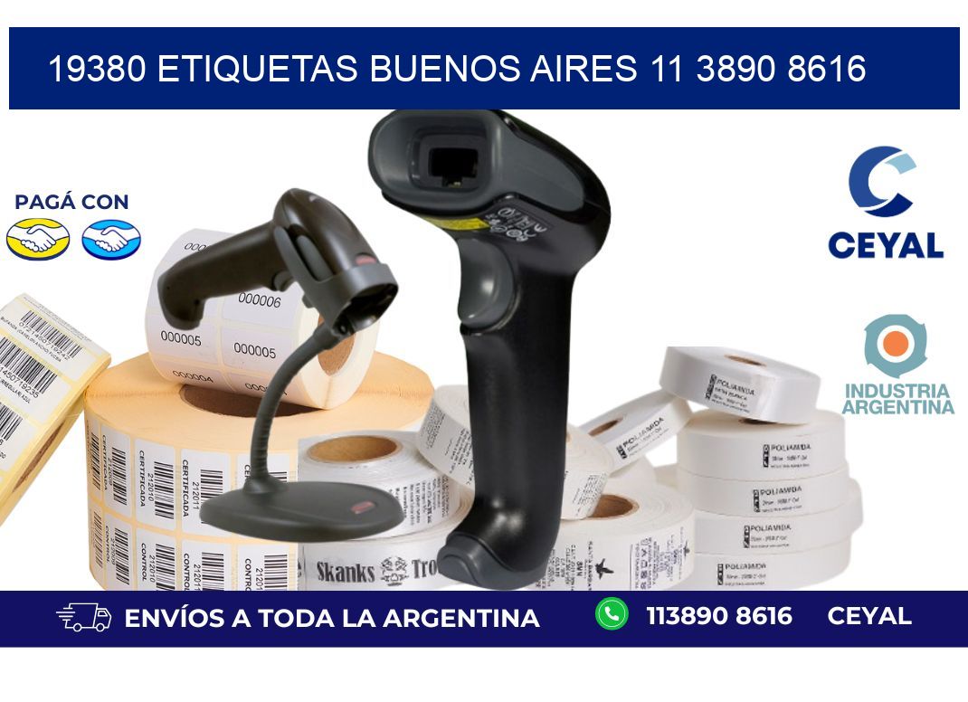 19380 ETIQUETAS BUENOS AIRES 11 3890 8616
