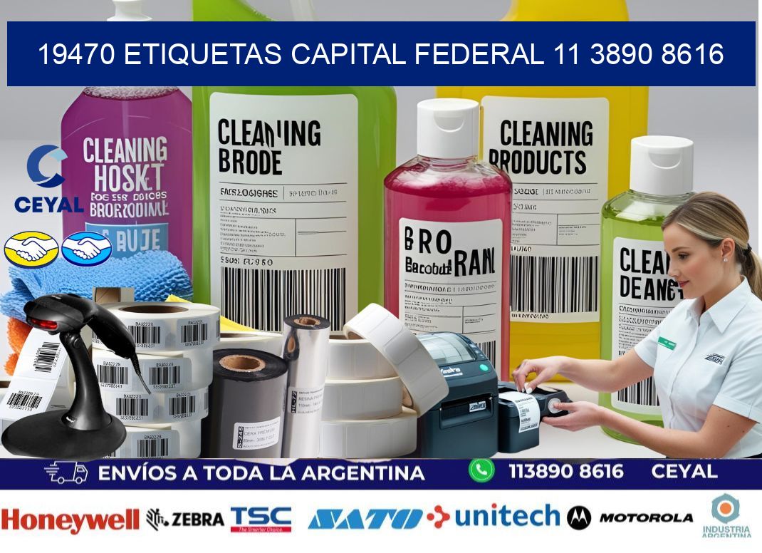 19470 ETIQUETAS CAPITAL FEDERAL 11 3890 8616