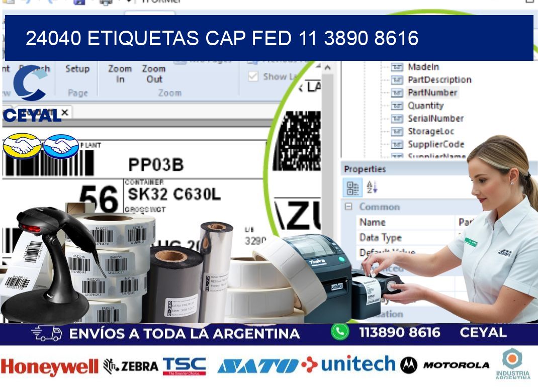 24040 ETIQUETAS CAP FED 11 3890 8616