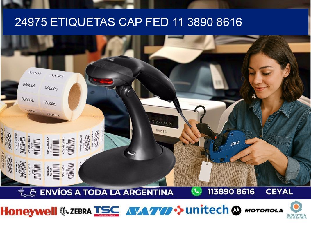 24975 ETIQUETAS CAP FED 11 3890 8616