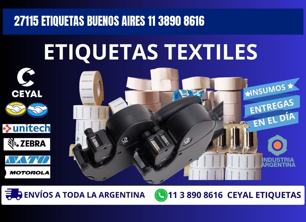 27115 ETIQUETAS BUENOS AIRES 11 3890 8616