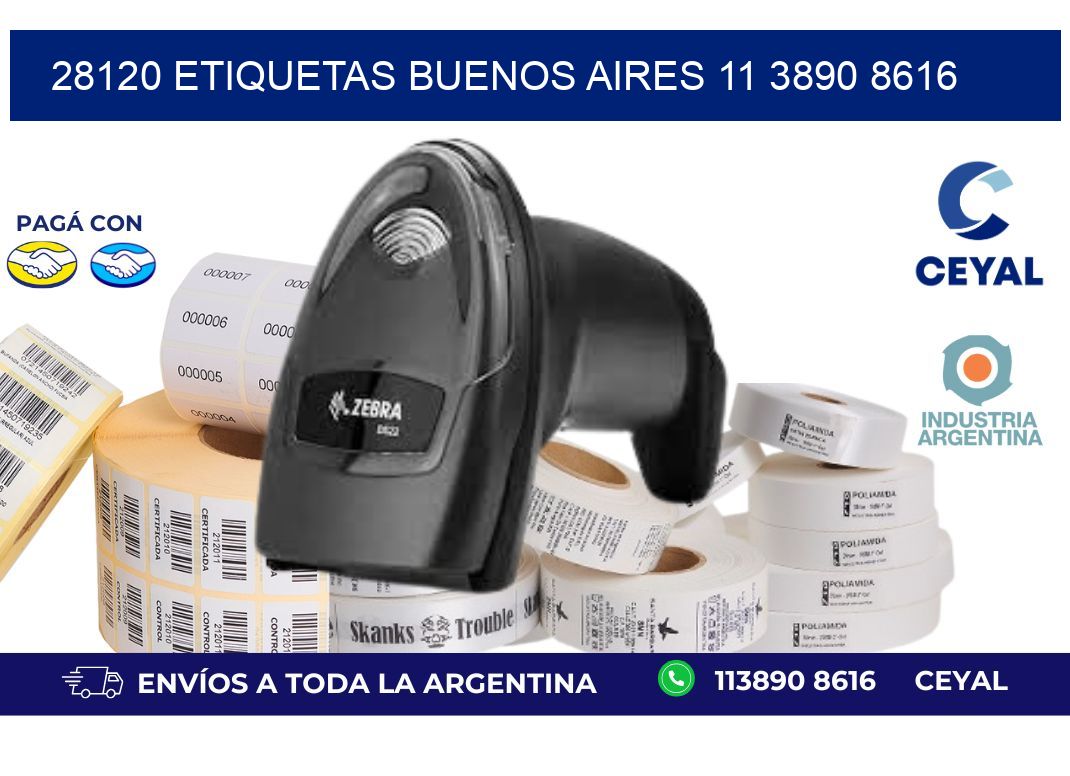 28120 ETIQUETAS BUENOS AIRES 11 3890 8616