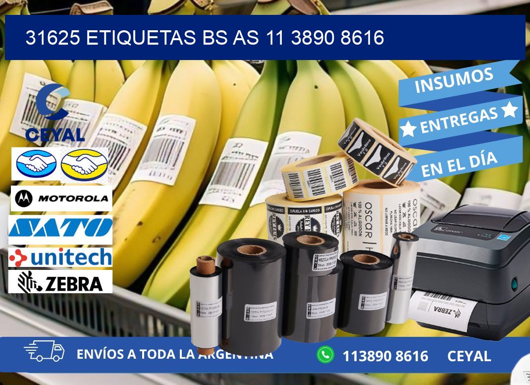 31625 ETIQUETAS BS AS 11 3890 8616