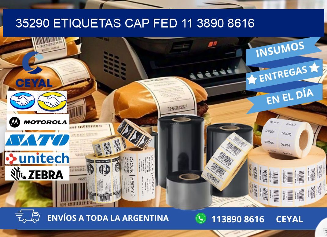 35290 ETIQUETAS CAP FED 11 3890 8616