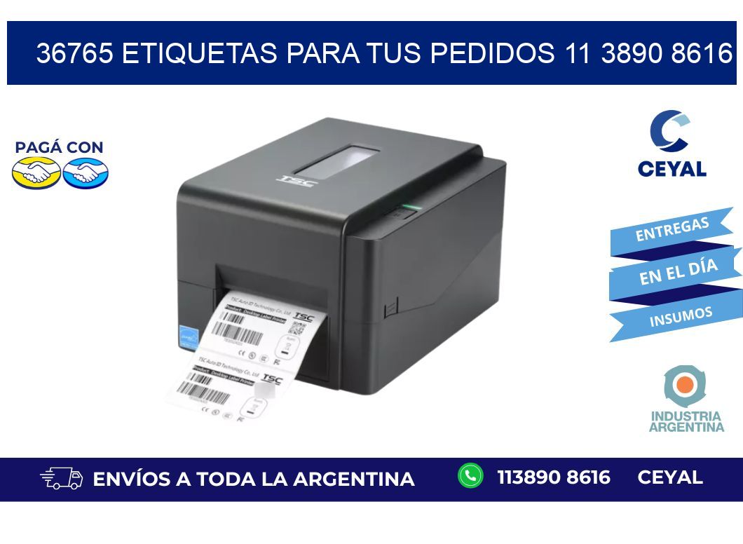 36765 ETIQUETAS PARA TUS PEDIDOS 11 3890 8616