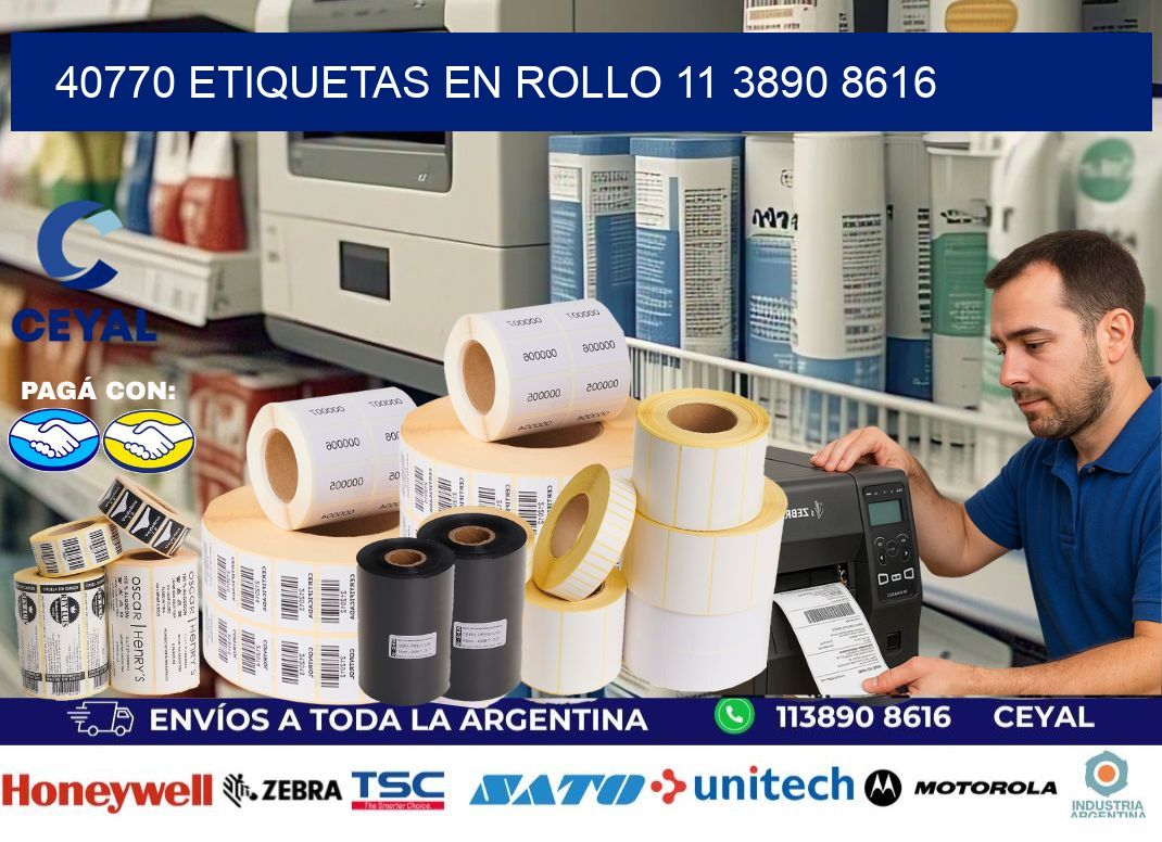 40770 ETIQUETAS EN ROLLO 11 3890 8616