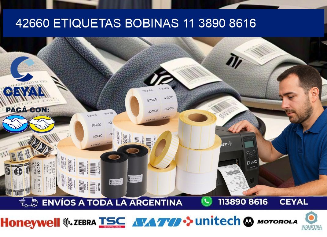 42660 ETIQUETAS BOBINAS 11 3890 8616