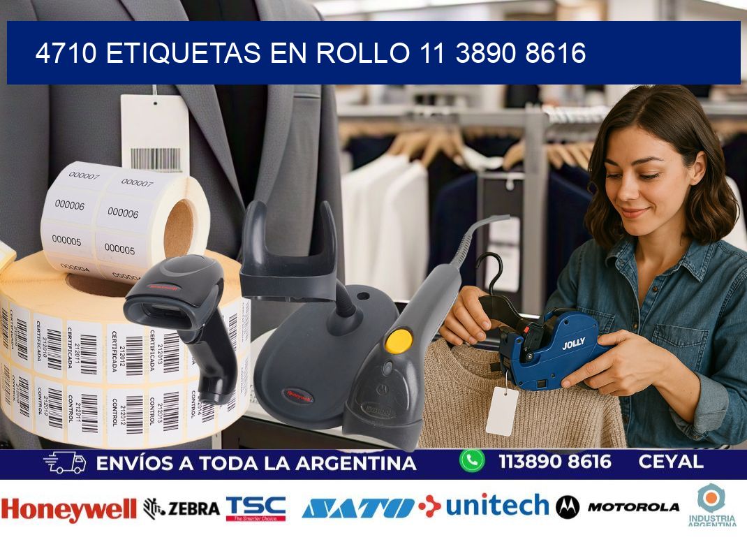 4710 ETIQUETAS EN ROLLO 11 3890 8616