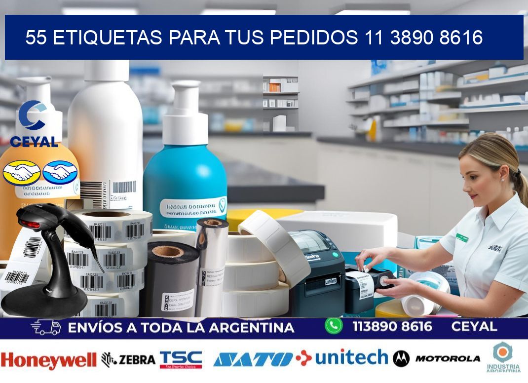 55 ETIQUETAS PARA TUS PEDIDOS 11 3890 8616