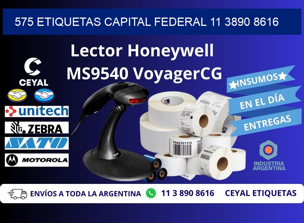 575 ETIQUETAS CAPITAL FEDERAL 11 3890 8616