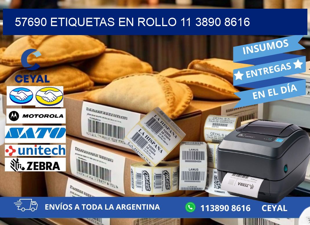 57690 ETIQUETAS EN ROLLO 11 3890 8616