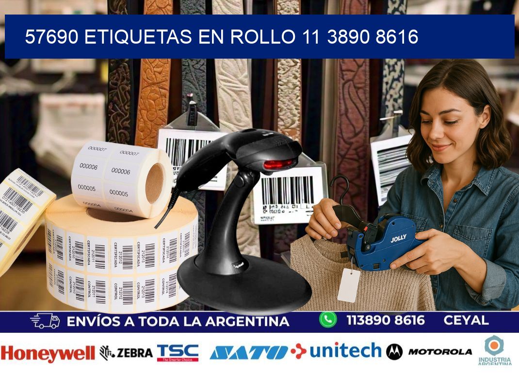 57690 ETIQUETAS EN ROLLO 11 3890 8616