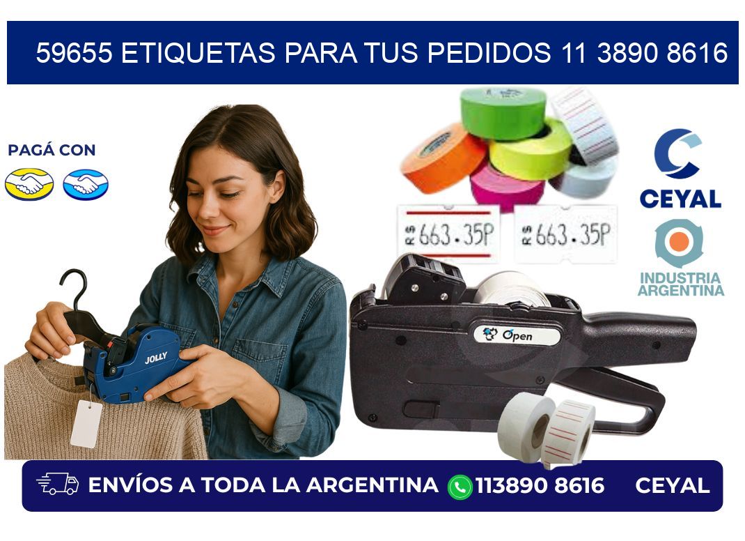 59655 ETIQUETAS PARA TUS PEDIDOS 11 3890 8616
