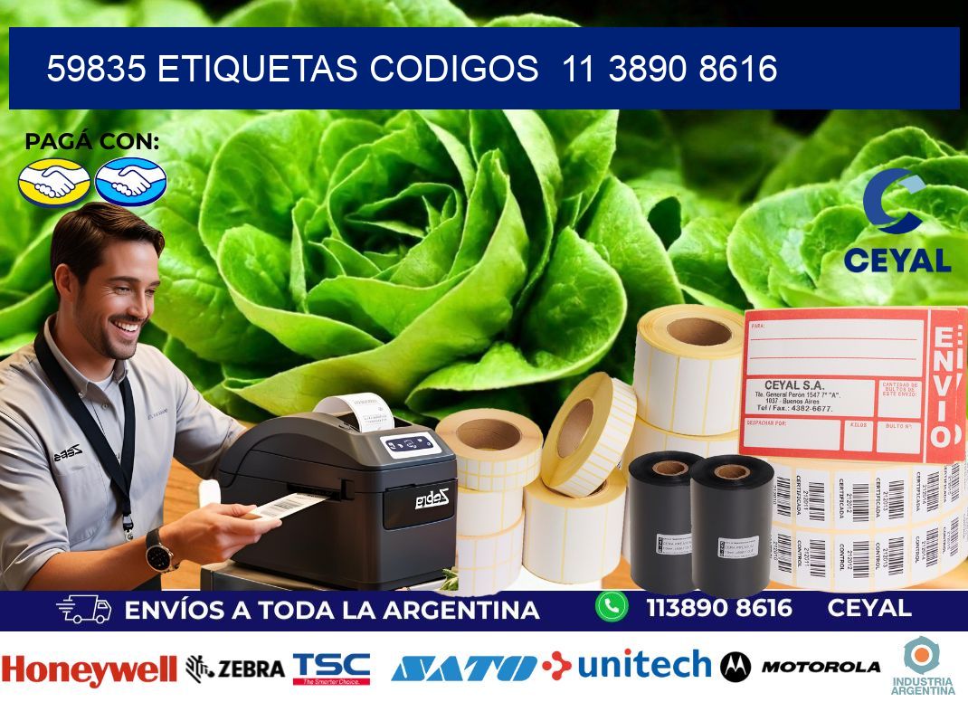 59835 ETIQUETAS CODIGOS  11 3890 8616