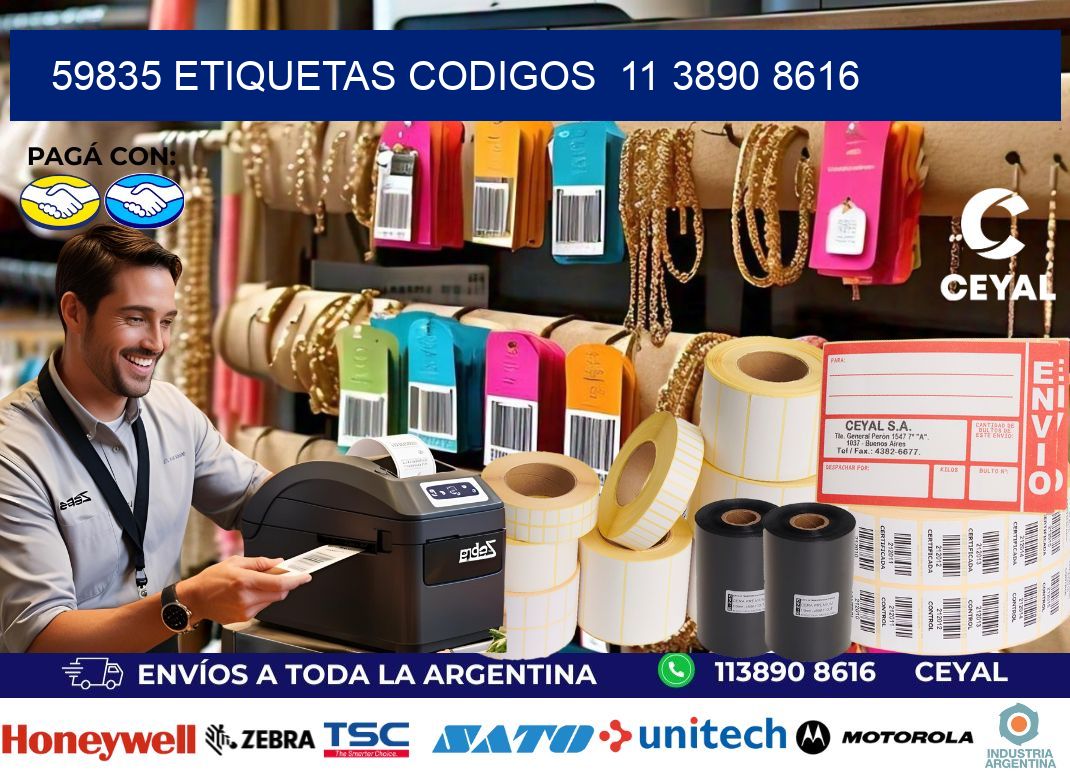 59835 ETIQUETAS CODIGOS  11 3890 8616